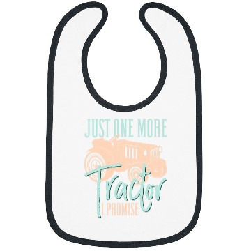 Discover Tractor driving Mens Funny Farming Just One More Tractor I Promise Arable Bibs