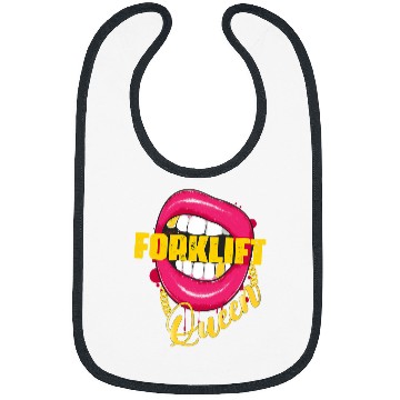 Discover Forklift Queen Funny Forklift Operator Bibs