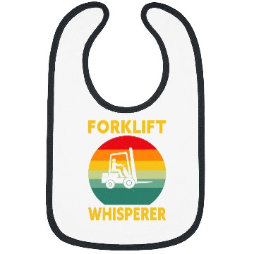 Discover Forklift Whisperer Funny Forklift Operator Bibs