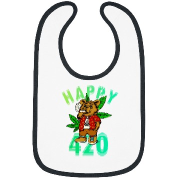 Discover Funny Bear Happy 420 Teddy Cute Bears Bibs