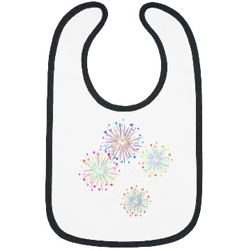 Discover Fireworks Art New Years Eve Pyrotechnician Firecrackers Bibs