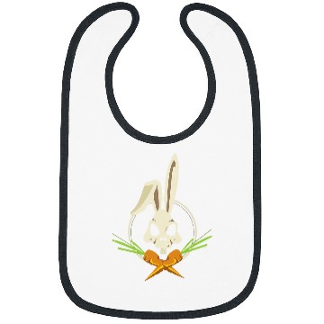 Discover Skeletons Skulls Rabbit Crossbones Carrots Easter Day Skull Bibs