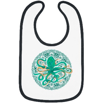 Discover Octopuss Lover Sea Animal Lover Kraken Scubas Diving Ocean Octopus Bibs