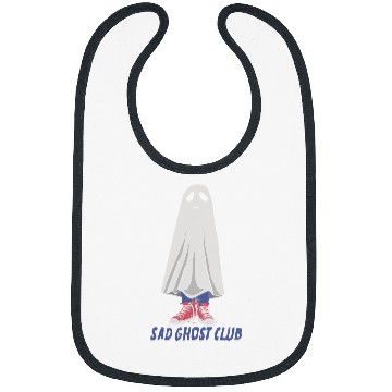 Discover Sad ghosts Club Halloween Costume 339 Bibs