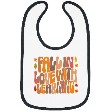 Discover Fall In Love With Learning Autumn Fall Leaves Teacher Bibs