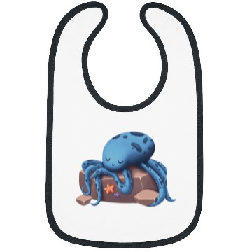Discover Octopuss Lover Funny Baby Octopus Bibs