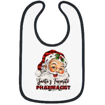Discover santas claus favorite pharmacist flannel christmas Bibs