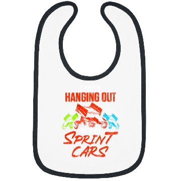 Discover Racing Racer Sprint Car Racing Hanging Out Race Track Racer print237 Race Speed Bibs