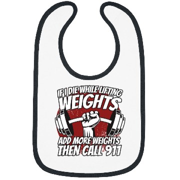 Discover Weightlifting Gym Workout Girl Boy While Lifting Weights Bibs
