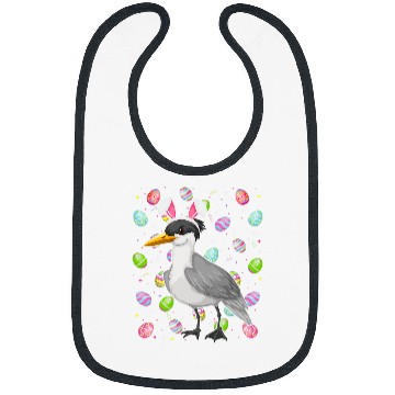 Discover Seagull Lover Bird Easter Egg Lover Funny Seagull Easter Sunday Bibs