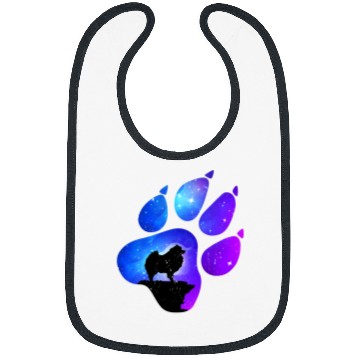 Discover Pomchi Paw Dog Lover Mom Dad Bibs