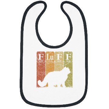 Discover Fluff Cat Periodic Table Elements Cat Lover Cat Scientist 4 Bibs