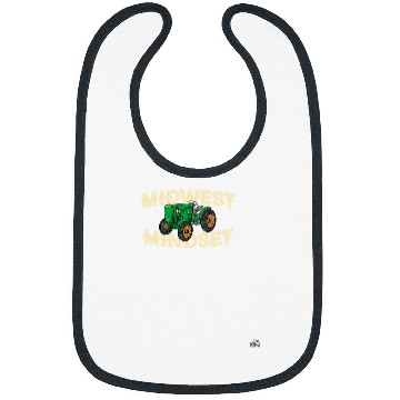 Discover Tractor driving Midwest Mindset Tractor Farm Bibs