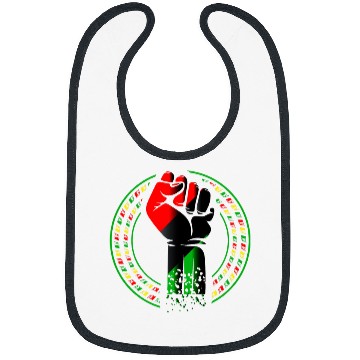 Discover BLM Pro Black Power Fist Bibs