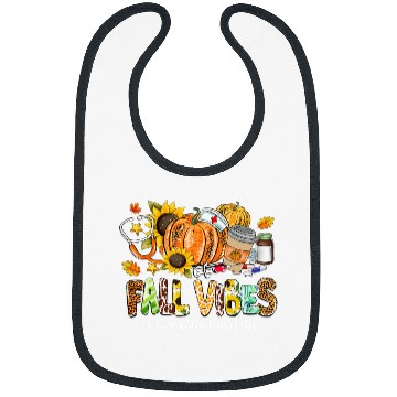 Discover Fall Vibes That Phlebotomist Life Pumpkin Stethoscope Bibs