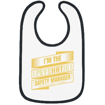 Discover Funny Safety Manager Gift Supervisor Team Leader Bibs