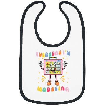 Discover AAC SLP Speech Language Pathologist Everyday Im Modeling Bibs