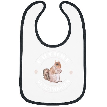 Discover Veterinary Technician Vet Tech Squirrel Future Veterinarian Bibs