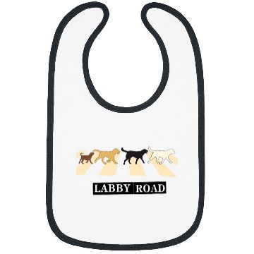 Discover Labrador Lab Dog Funny Dog Lab Labrador Puppy Labby Road Gift Bibs