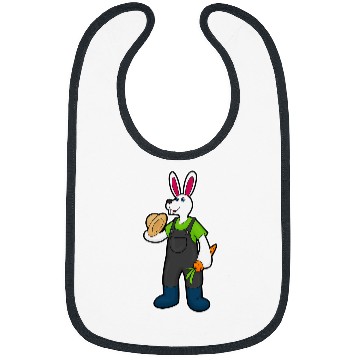 Discover Rabbits Farmer Carrot Bibs