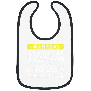 Discover Warning May Start Talking About My English Foxhound Bibs