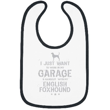 Discover Funny English Foxhound Dad Garage Men Hang Bibs