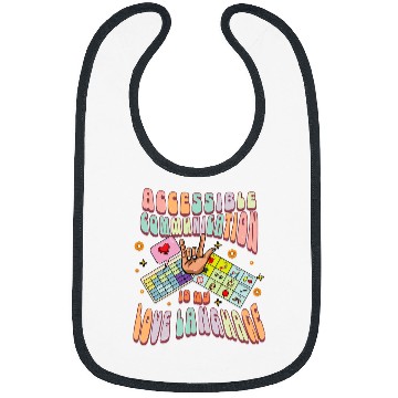 Discover AAC SLP Speech Pathologist Therapy Accessible Communication Bibs
