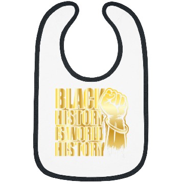 Discover Black History is world History Afrocentric Empowerment 2 Bibs