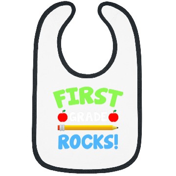 Discover First Grade Rocks Cool 1st Grade Teacher Appreciation Bibs