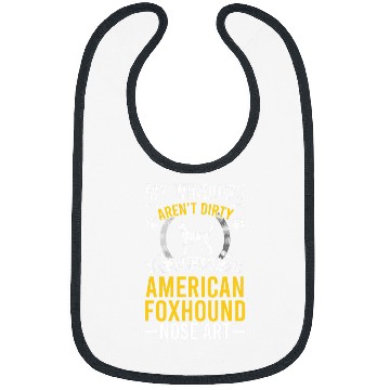 Discover Thats My American Foxhound Nose Art Dog Lover Bibs