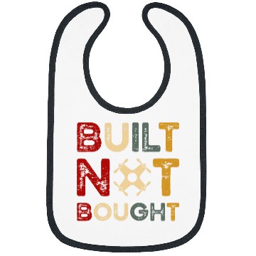 Discover Built Not Bought Drone Builder Quadcopter RC Drone Bibs