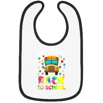 Discover Welcome Back To School Funny Outfit School Bus Driver Bibs