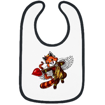 Discover Funny Bear Cute Red Panda Bear Cupid Cute Bears Bibs