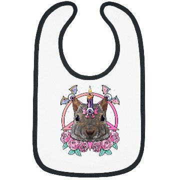 Discover Squirrel Lover Pastel Goth Squirrel Pagan Creepy Menhera Squirrel Bibs