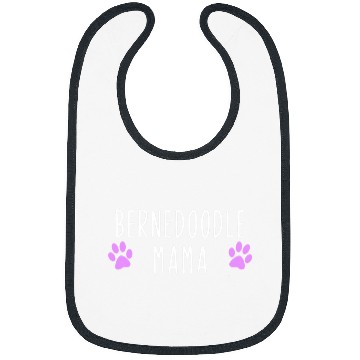 Discover Bernedoodle Mama Funny Dog Lover Gift Christmas Bibs