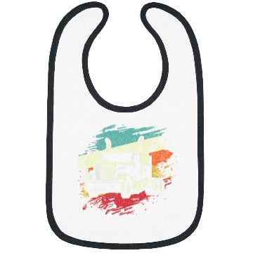 Discover Retro Trucker Big Rig SemiTrailer vintages Truck Driver Bibs