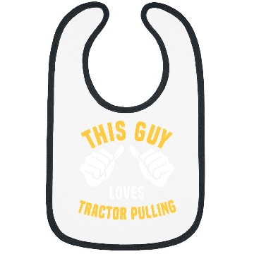 Discover Tractor driving Funny Tractor Pulling Design Power Pulling Bibs