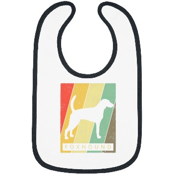 Discover Foxhound Dog Retro Vintage Bibs