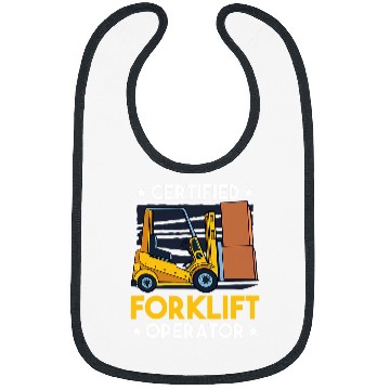 Discover Funny Certified Forklift Operator Forklifter Bibs