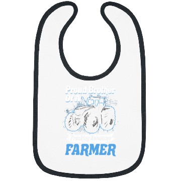 Discover Tractor driving Farming Farm Tractor Agriculture Harvester Farmer Brother Bibs