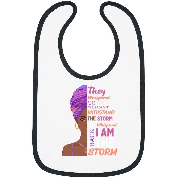 Discover She Whispered Back I Am The Storm African American Bibs