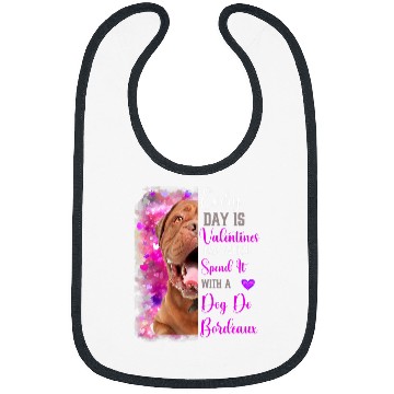Discover Womens Dog De Bordeaux Mom Funny Valentines Day Dog Lovers Bibs