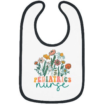 Discover Groovy Wildflower Pediatrics nurses Tees Bibs