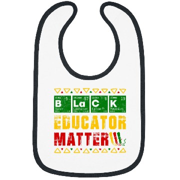 Discover Black Educators Matter Black History Month African Teacher Bibs