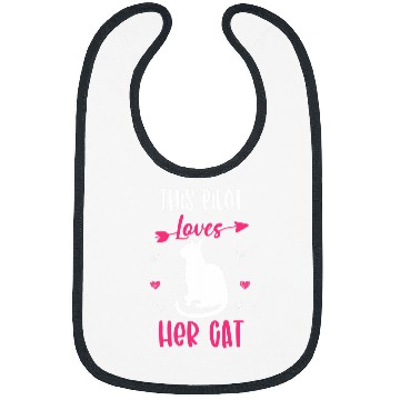 Discover This Pilot Loves Her Cat Funny Cat Owner Bibs
