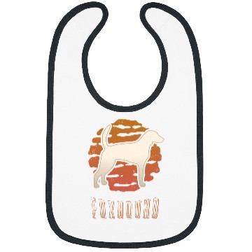Discover Foxhound vintages Retro Classic Dog Sunset Bibs