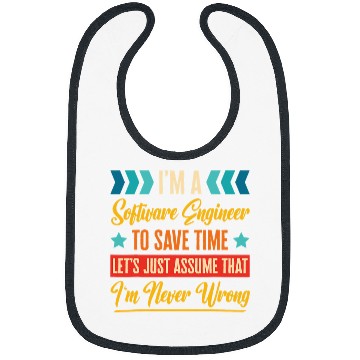 Discover Retro Inspired Software Engineer to save time Im never Bibs