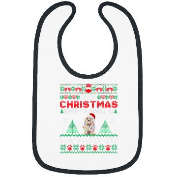 Discover Dog Havanese My Christmas Spirit Animal Is Havanese Dog Ugly Sweater Bibs