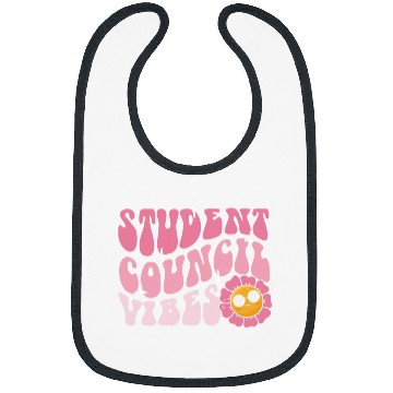 Discover Groovy Student Council Vibes School Student Teacher Bibs