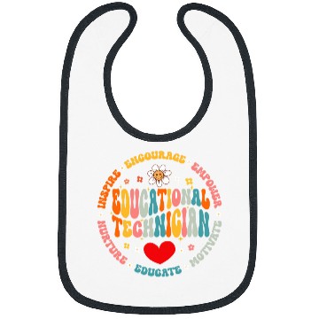 Discover Educational Technician Educator Teacher Appreciation Bibs